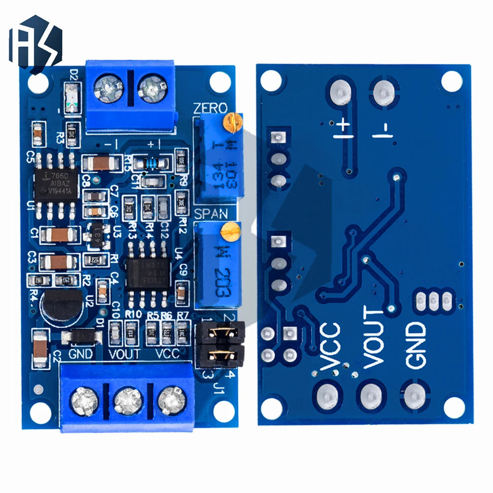 0-20mA 4-20mA Current To Voltage Transmitter Module, 0-3.3V 0-5V 0-10V Signal Converter Board Zpaxo