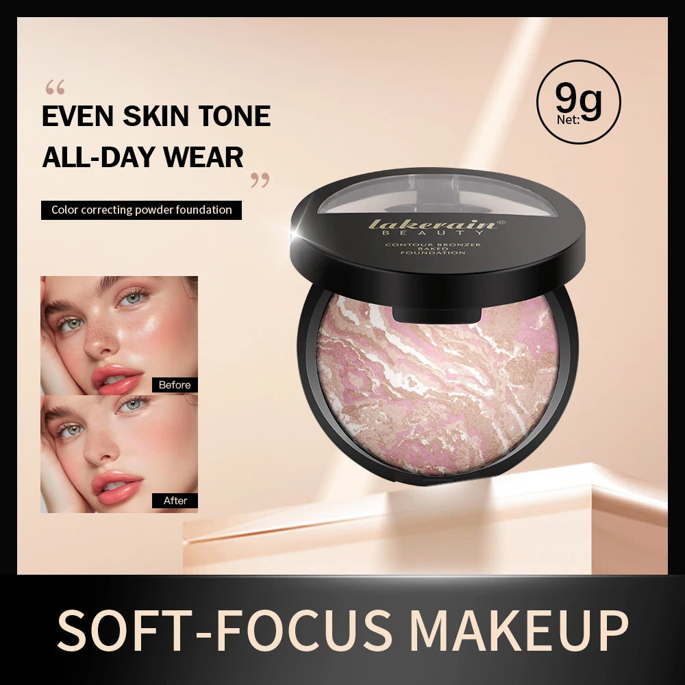 Matte Loose Powder Waterproof Oil-control Matte Full Coverage Face Makeup Makeup Setting Loose Powder Baked Powder Foundation Zpaxo