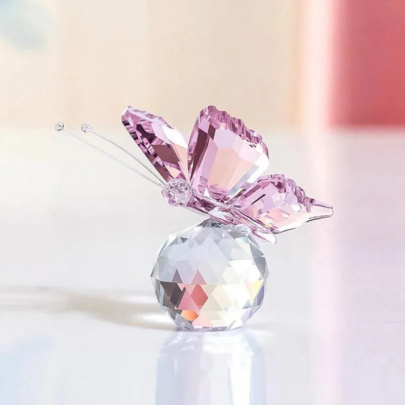 Three-dimensional Butterfly Crystal Ornament Wedding Decoration