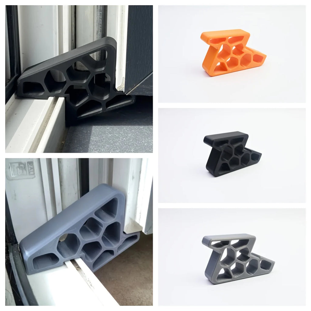 3D Printed Window Balcony Door Stopper Track Lock Heavy-duty Non-slip