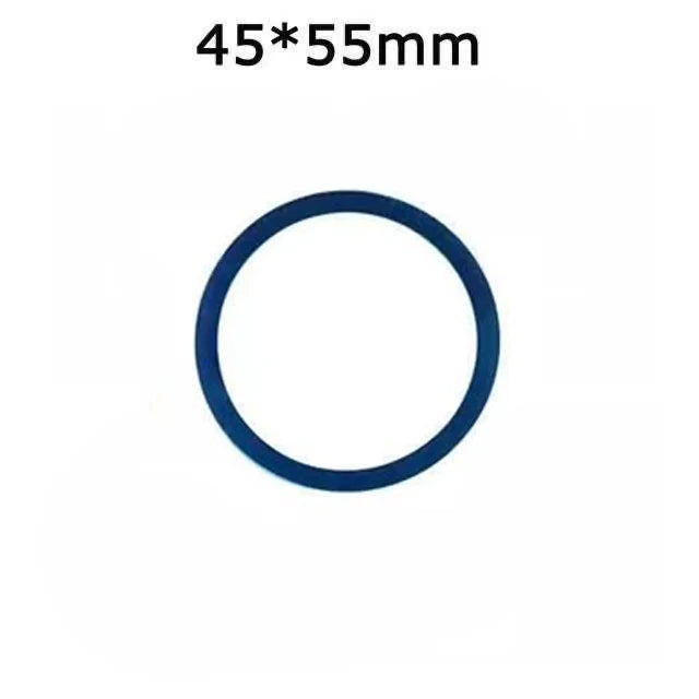 Universal Magnetic Metal Plate Ring Magsafe Wireless Charger Iron Zpaxo 1PCS Silver