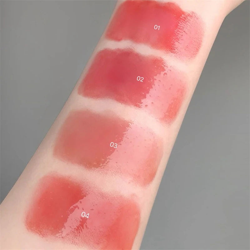 1pc Cute Little Milk Honey Lipgloss Moisturizing Mirror Water Lipgloss Sexy Red Lip Tint Lip Balm Lip Makeup Korean Cosmetics Zpaxo