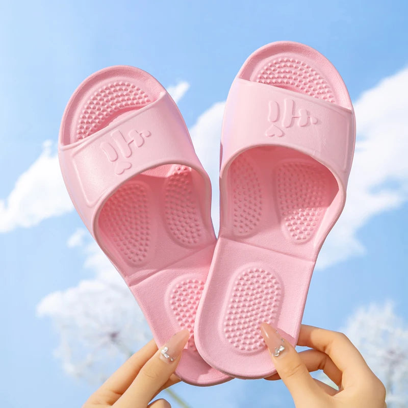 Foldable Slippers Travel Portable Non-slip Soft Sole Bathroom Shower