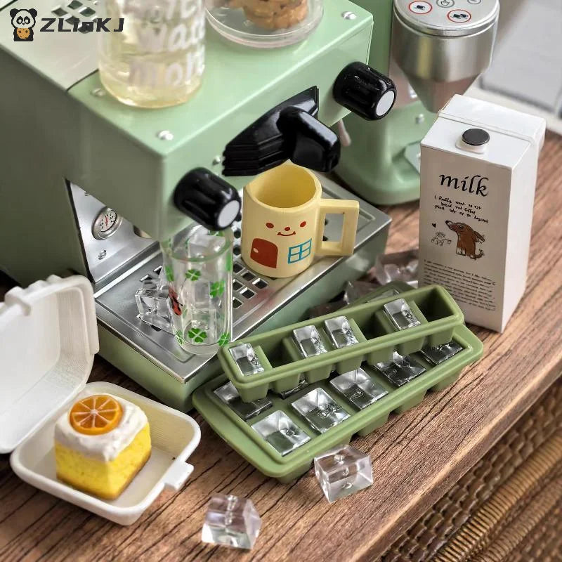 Miniature Dollhouse Food Ice Scoop Cube Storage Box Model Toys Doll Zpaxo