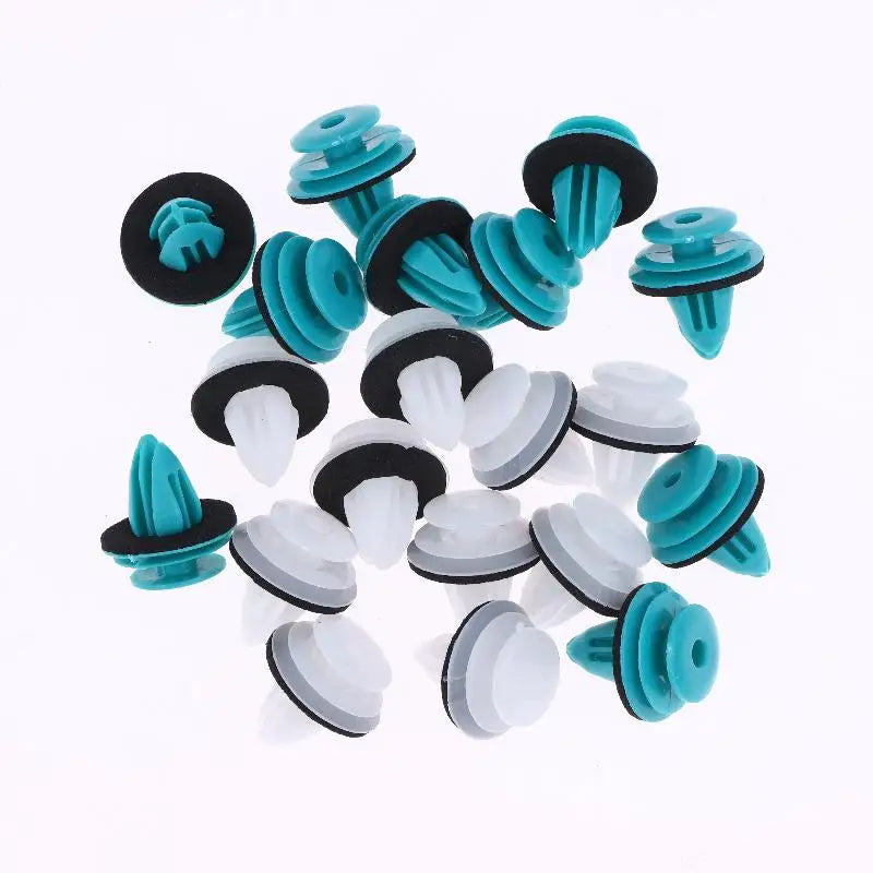 Green Nylon Auto Fastening Clips 20/30/50Pcs – Bumper Door Rivets