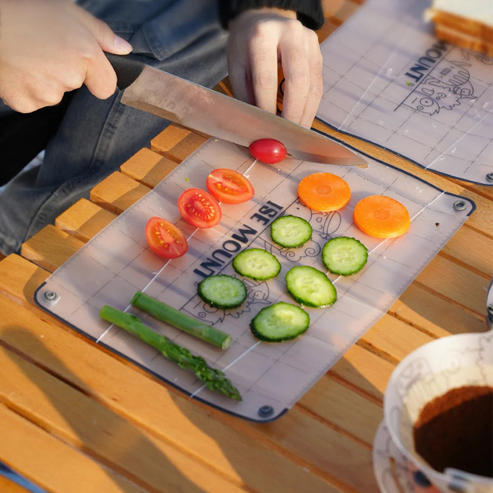 Outdoor PP Cutting Board Space Saving Folding Dining Vegetable Fruit