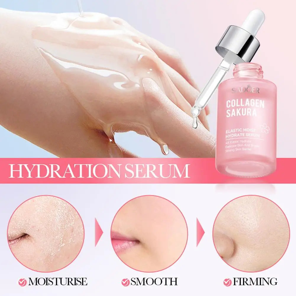 Collagen Face Serum Moisturizing Nourishsing Brighten White Lift Firming Smoothing Facial Beauty Skin Care Products 30ML Zpaxo