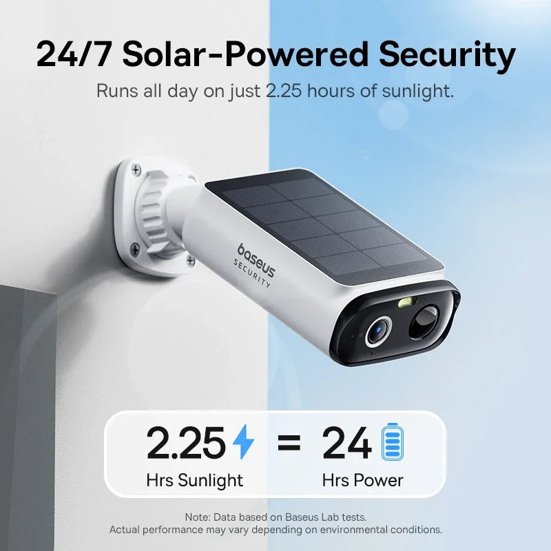 Baseus Security S1 Lite Solar Camera Wireless Outdoor Continuous