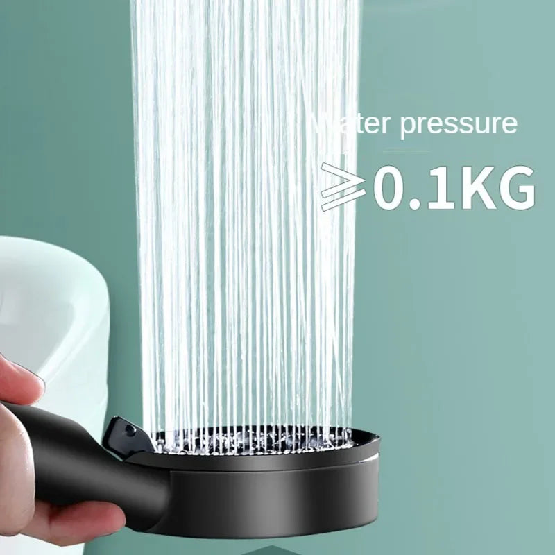 5 Modes Shower Head Set with Water Pipe Bracket Adjustable High Pressure Water Saving Shower Head Water Massage Shower Head Zpaxo
