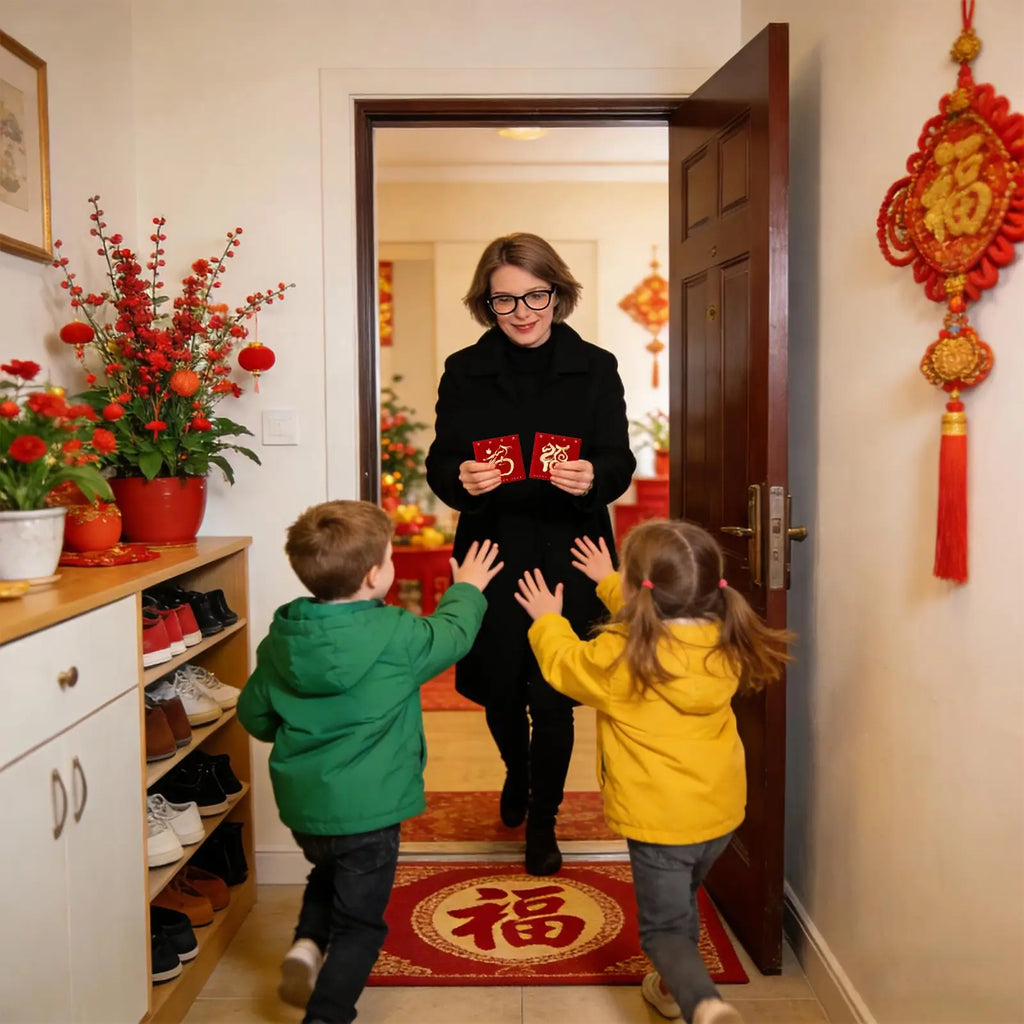 Chinese Year Red Envelopes Horse Blessing Money Packet 2026 Gold