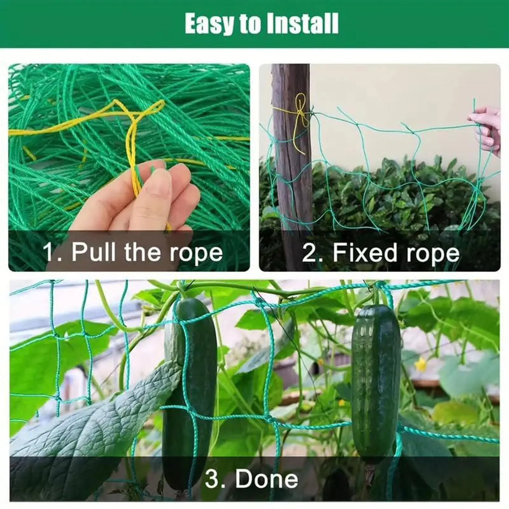 Climbing Plant Trellis Netting 2x5m Climbing Support Gardening Netting Mesh Plant Growing Trellis For Cucumber Tomato Eggplants Zpaxo