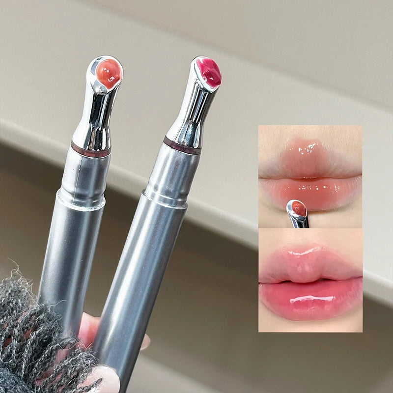 Crystal Clear Mirror Lip Gloss Lightweight Non Sticky Waterproof