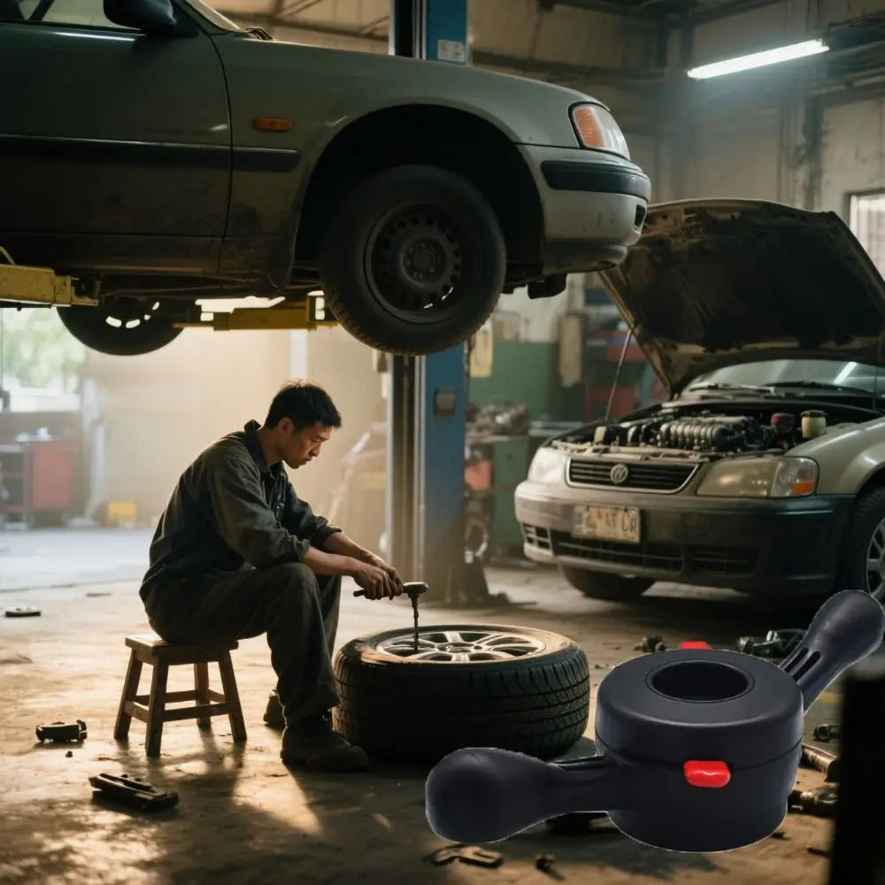 Quick-Locking Wheel Hub Balancer Quick-Release High Strength Wheel Balancer Tool Fast Nut Rigid Plastic Material Zpaxo