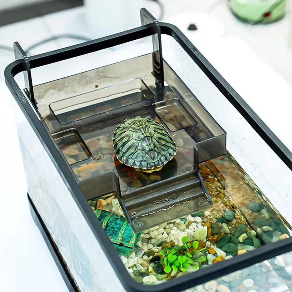 Turtle Basking Dock Aquarium Floating Resting Island Aquatic Turtles