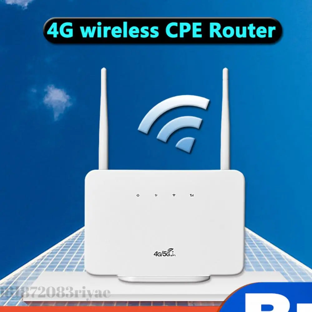 300Mbps Router Wireless Modem LTE CPE External Antenna Sim Card Slot