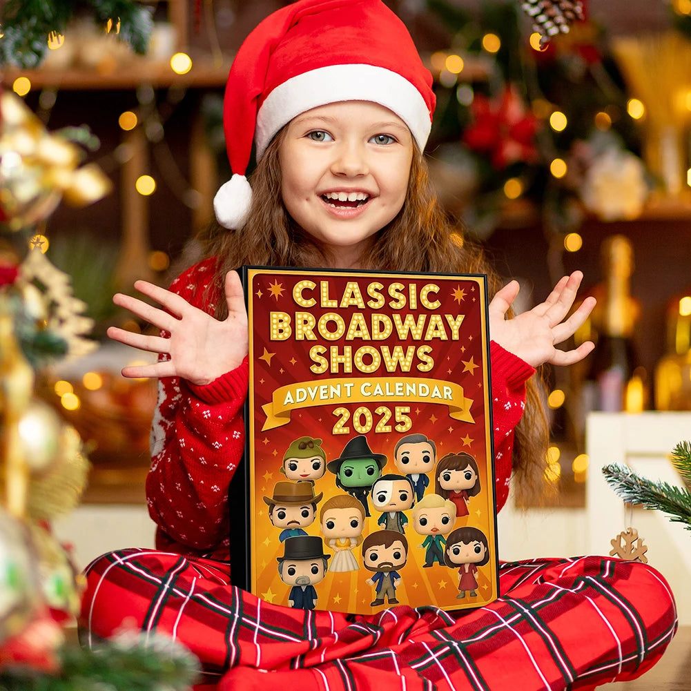 2025 24 Days Classic Broadway Shows Advent Calendar Countdown Iconic