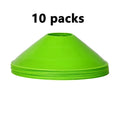 10-Pack Mini Soccer Agility Marker Discs – Soft Training Cones