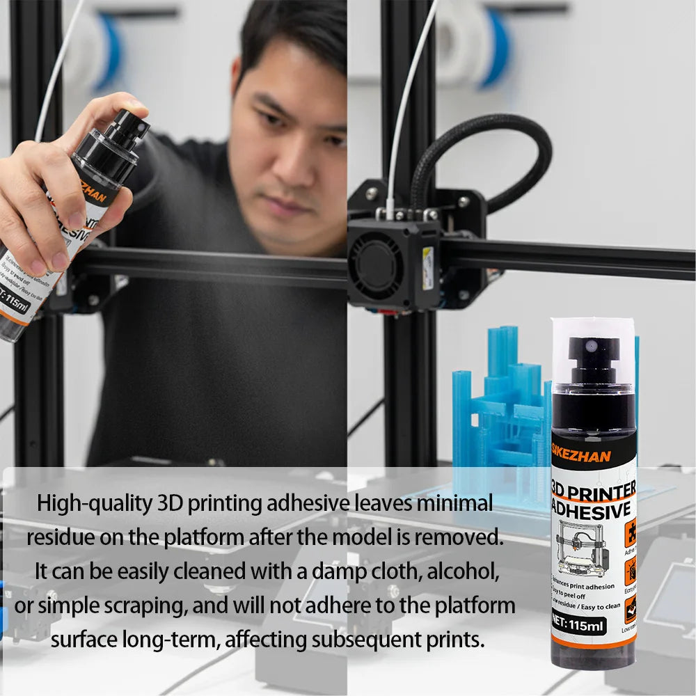 3D Printer Bed Adhesive Strong Grip 3D Printer Build Plates Adhesive Printing Beds Glue Strong Adhesion Long-Lasting Solution Zpaxo