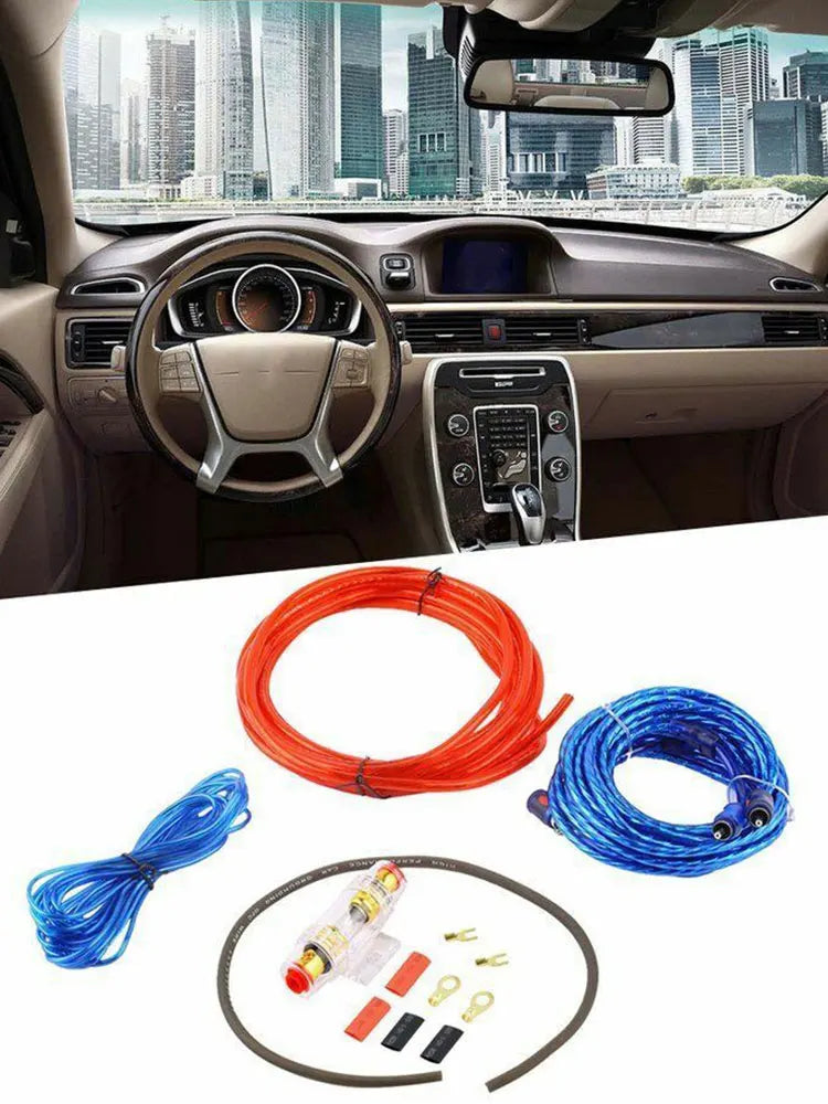 1500W Audio Speakers Wiring 8GA Car Subwoofer Cable 18GA Speaker Line