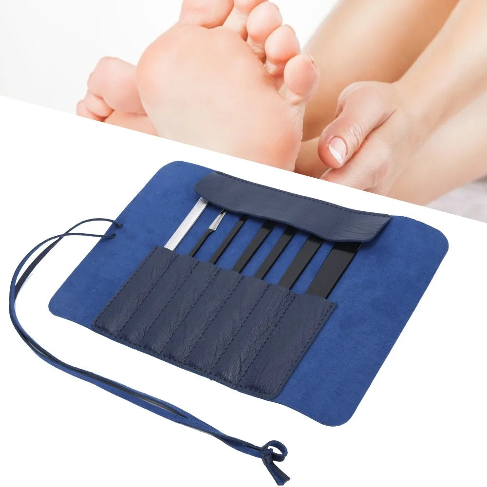 Stainless Steel Pedicure Knife Callus Shaver Storage Professional Foot Zpaxo