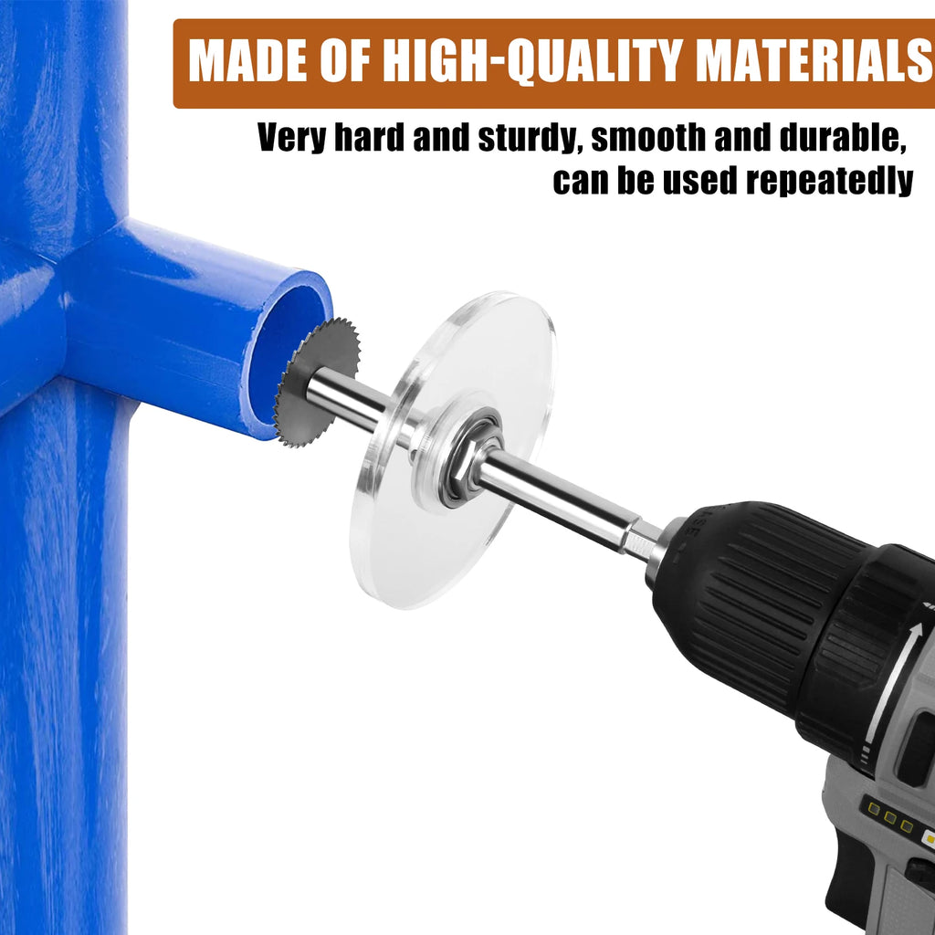 22-50 mm Circular Saw Blade Set & Pipe Cutting Positioner ABS Pipe Cutting Disc High Speed Steel Inside Plumbing Repairing Tools Zpaxo
