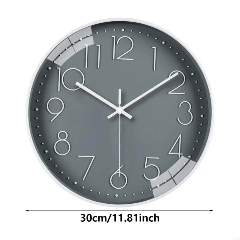Contemporary Wall Clock Elegant Wall Clock for Kitchen/ Room/Bedroom/Office Zpaxo
