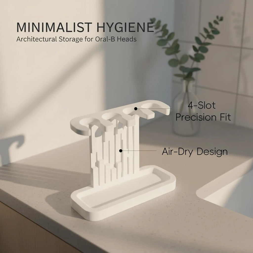 Electric Toothbrush Head Holder Oral B 3D Printed Tooth Brushing