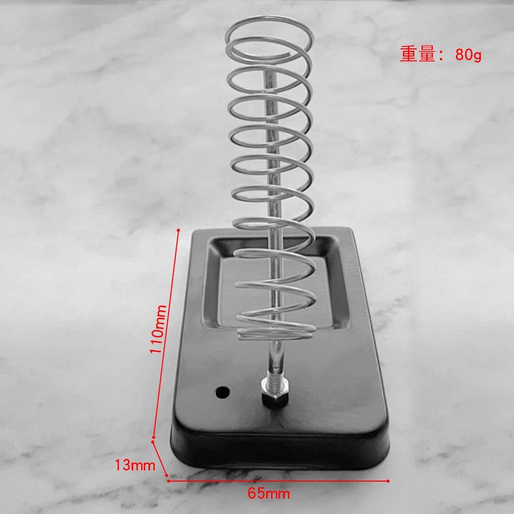 Soldering Iron Stand with Sponge Cleaning Pad – Universal Holder Soldering Iron Stand Zpaxo