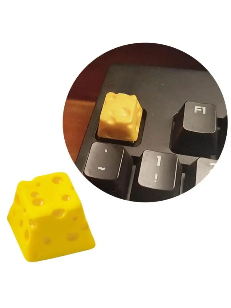652F Crosses Stem Compatible Cheese Themed Resins Keycap Fun Addition Zpaxo CN