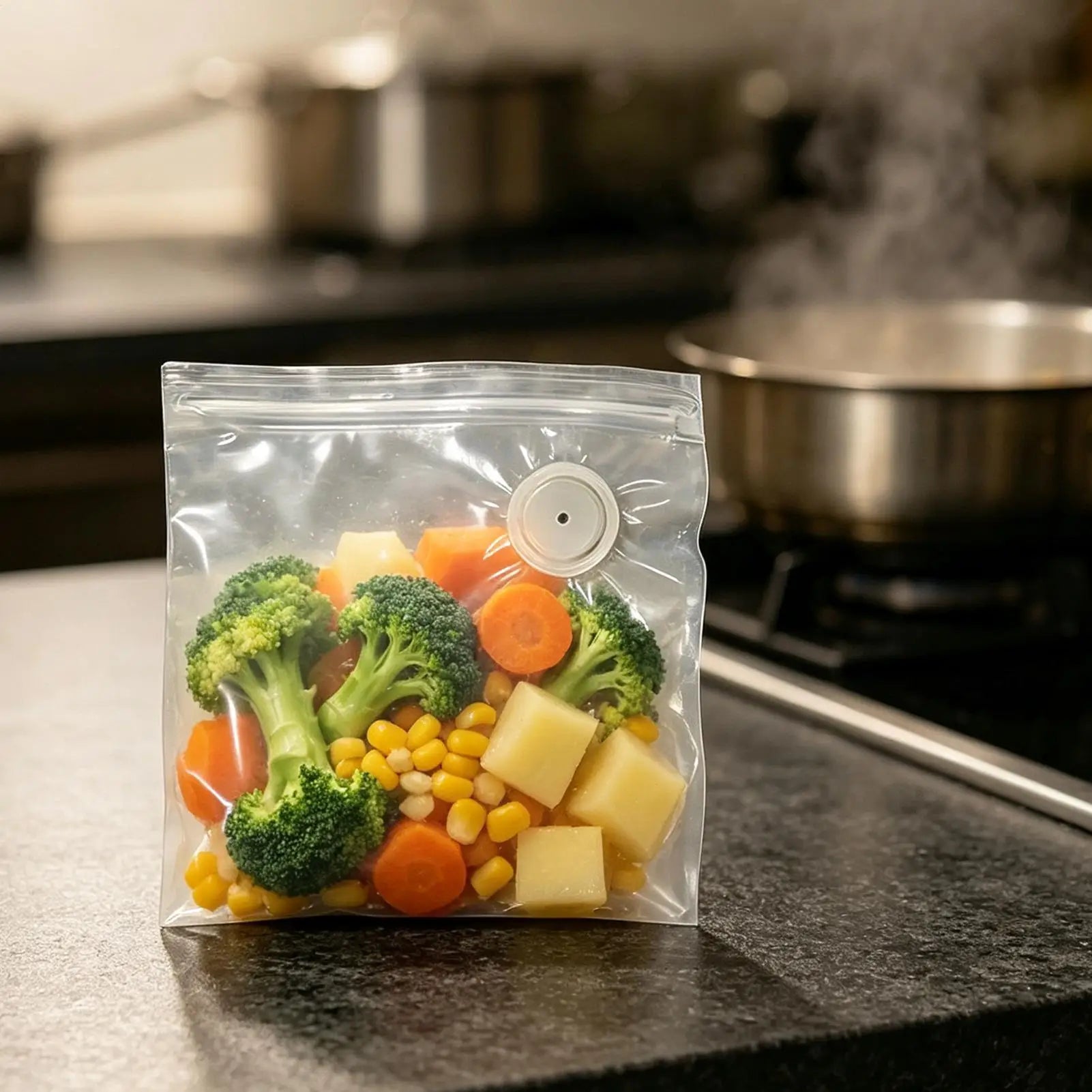 Vacuum Food Bags Reusable 30 Leakproof Container Sous Vide Meat
