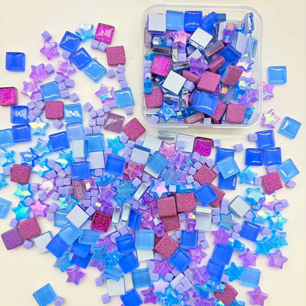 Square Crystal Glass Mosaic Tiles – DIY Art, Jewelry & Decor Glass Mosaic Tiles Zpaxo