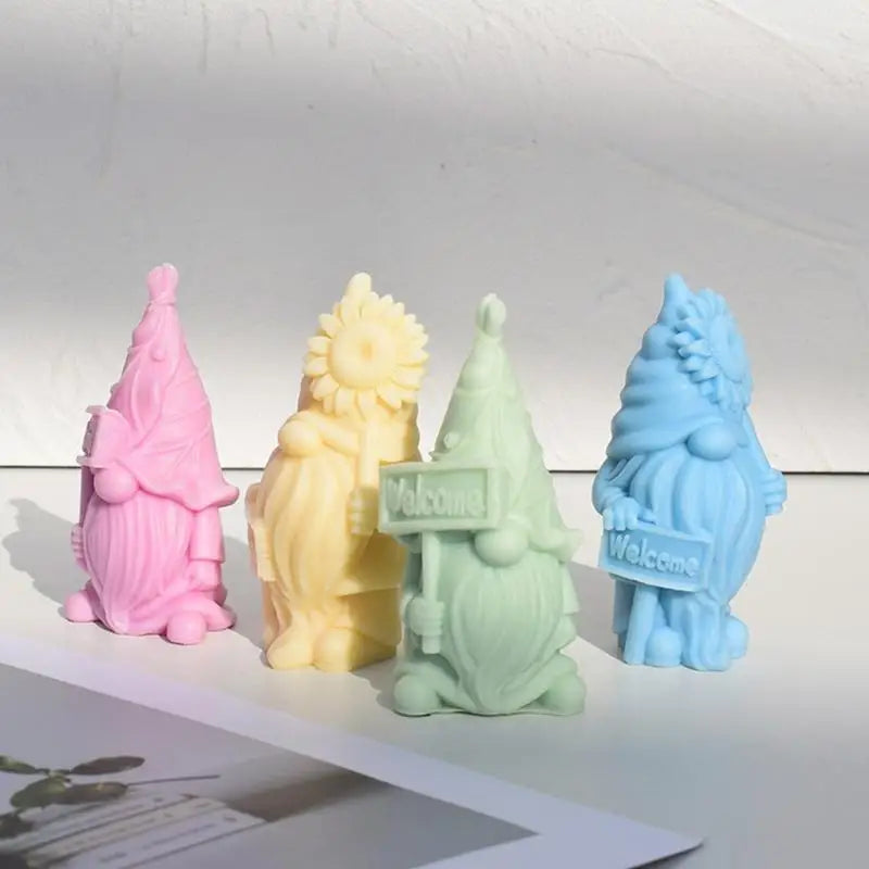 Santa Elastomer Molds DIY Render Christmas Decoration Crafting