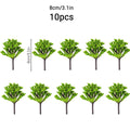 Miniature Model Trees 4–8cm | Railway Fairy Garden DIY Decor