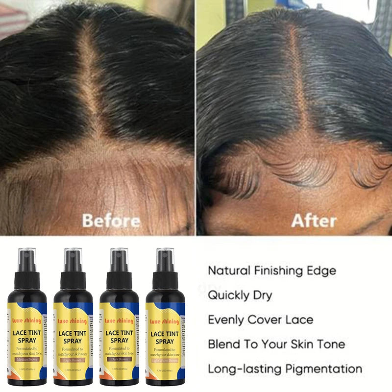 100ml Lace Melting Spray And Holding Spray,Extreme Hold Melting Spray For Lace Wigs,Glueless,Wig Melting Spray & Hair Adhesive Zpaxo