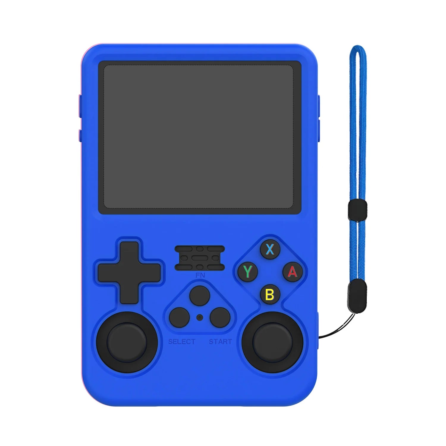Protective case For R36S Silicone Case Soft 360° drop protection Case For R36s Handheld Game Console Accessories Zpaxo Blue