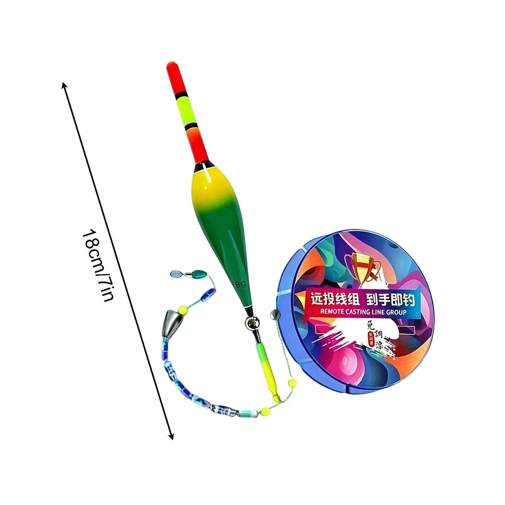 Automatic Bobber Fishing Line Set with Float for Anglers Easy Casting and Smooth Retrieval Outdoor Fishing Tackle Accessories Zpaxo