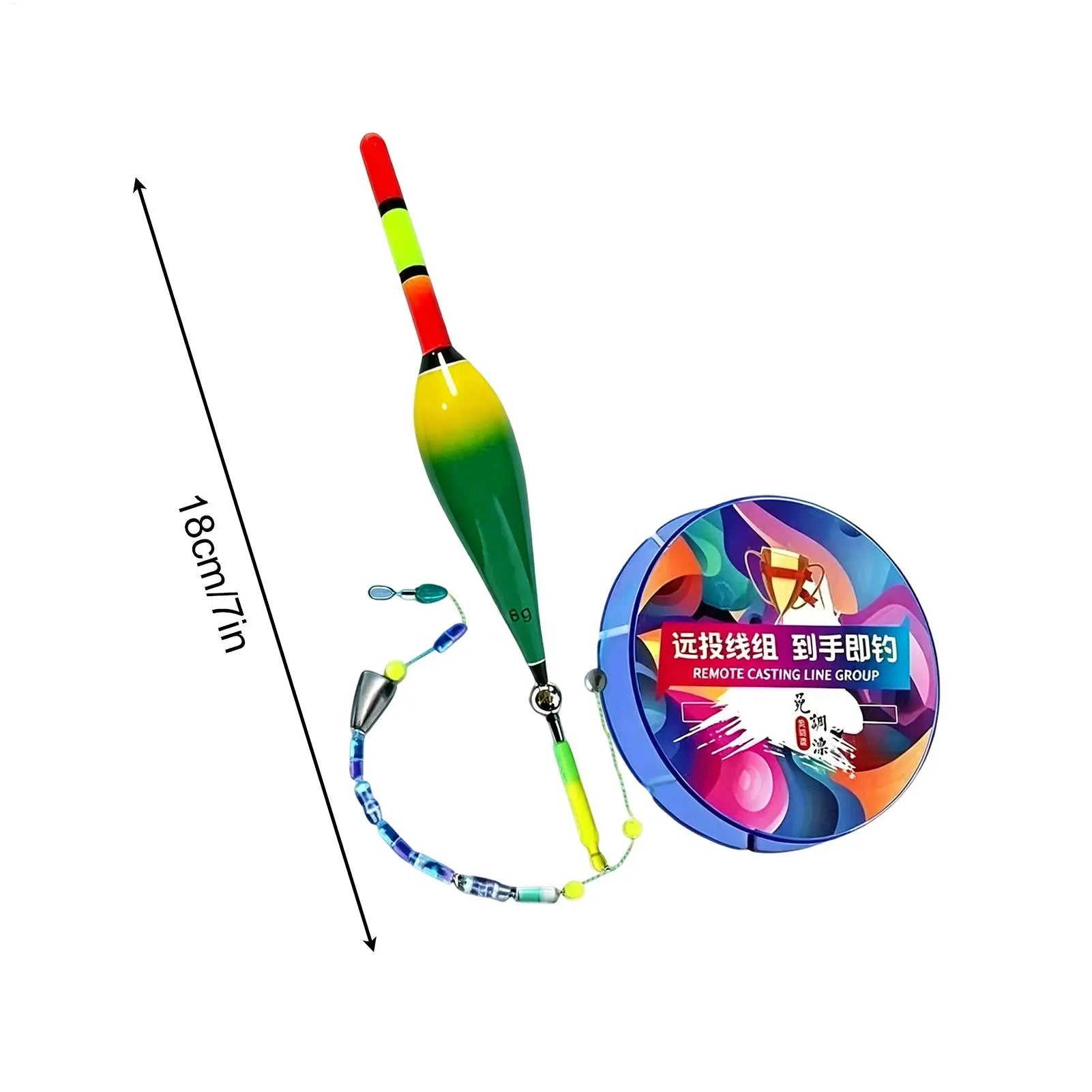 Automatic Bobber Fishing Line Set with Float for Anglers Easy Casting and Smooth Retrieval Outdoor Fishing Tackle Accessories Zpaxo