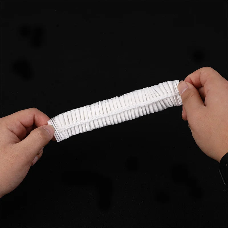 Disposable Shower Cap Head Cover High-pressure Transparent Strip PE