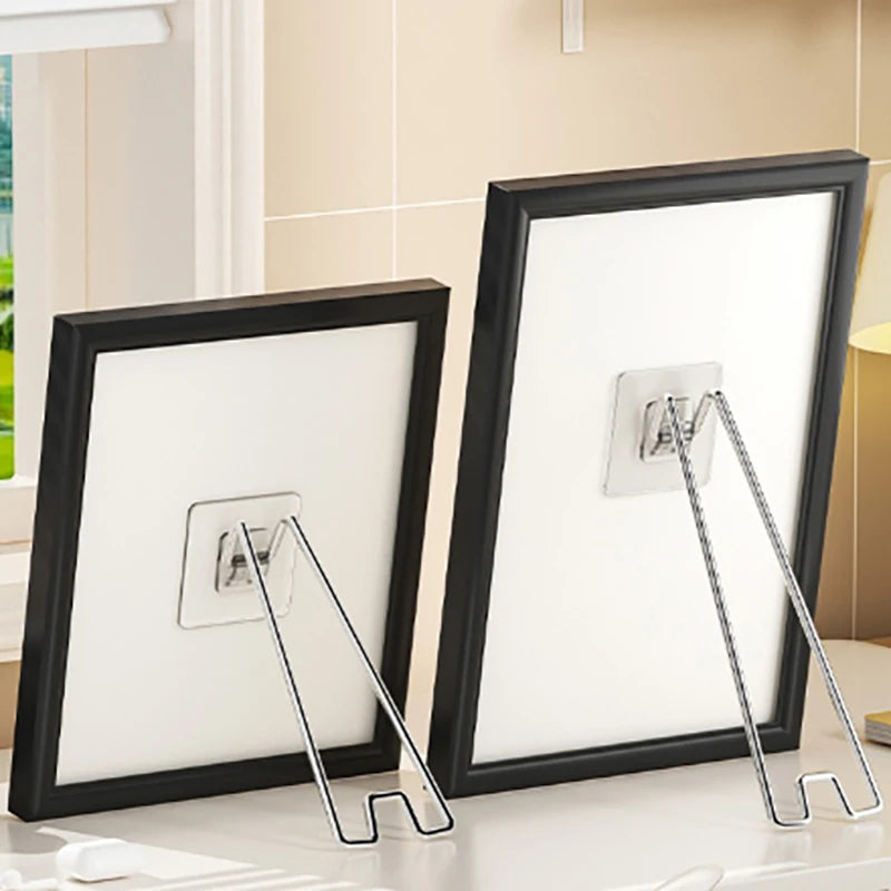No Drill Nail Photo Frame Stand Desktop Display Holder Pictures Zpaxo