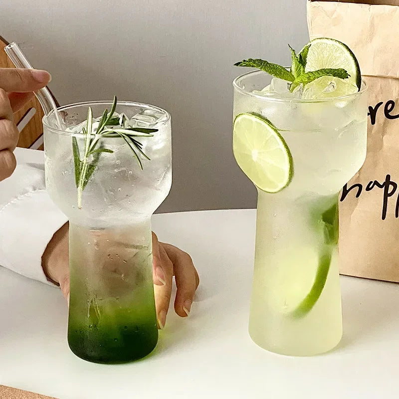 Hot High Borosilicate Transparent High-temperature Resistant Torch Cup, Coffee Cup, Bubble Water Glass, Cold Beverage Glass Cup Zpaxo