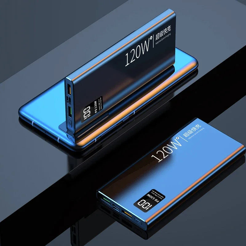 80000mAh Power Bank 120W Fast Charging 100 Sufficient Capacity Zpaxo