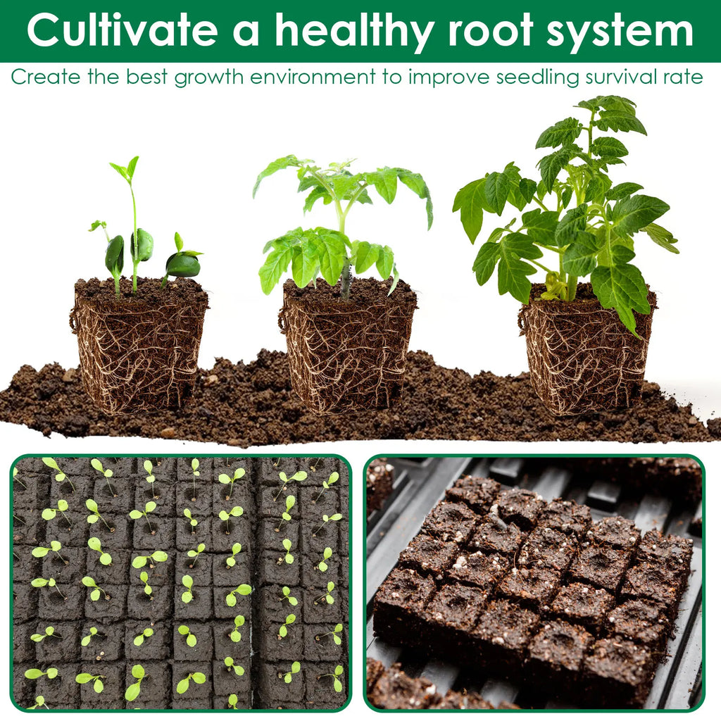 3/4inch Handheld Seedling Soil Blocker Soil Block Maker Stainless Steel Seedling Nursery Tool Durable Soils Blocking Sowing Tool Zpaxo