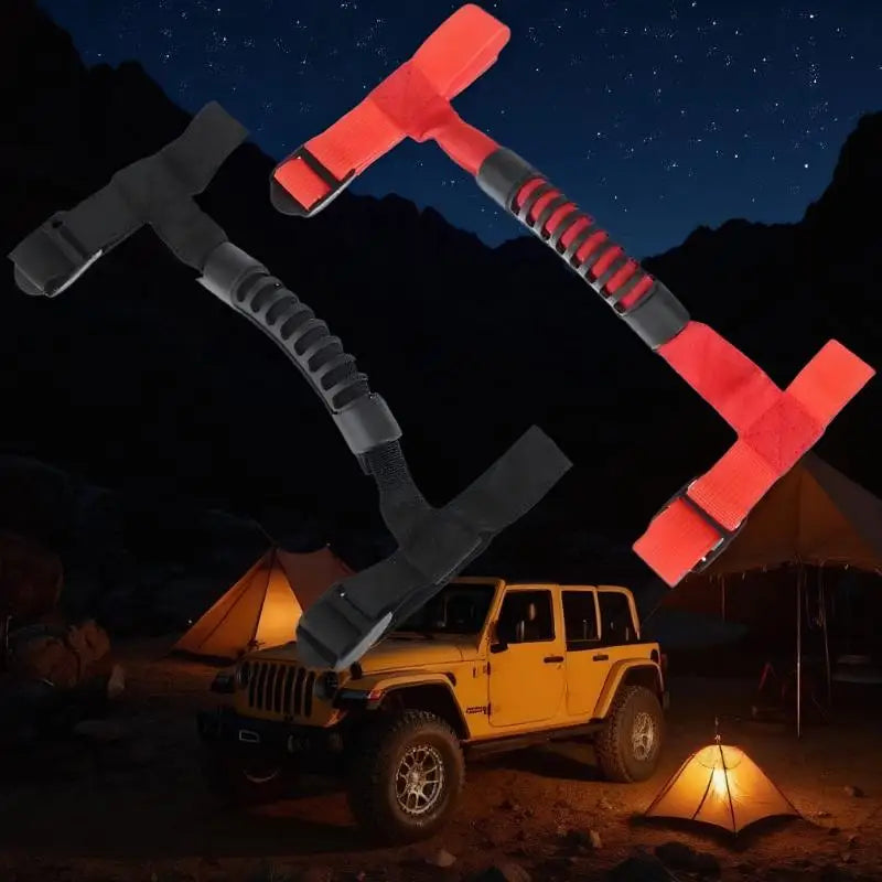 Handle Grip Bar Accessory Compatible 1995-2021 Jeep Wrangler YJ TJ JK Zpaxo