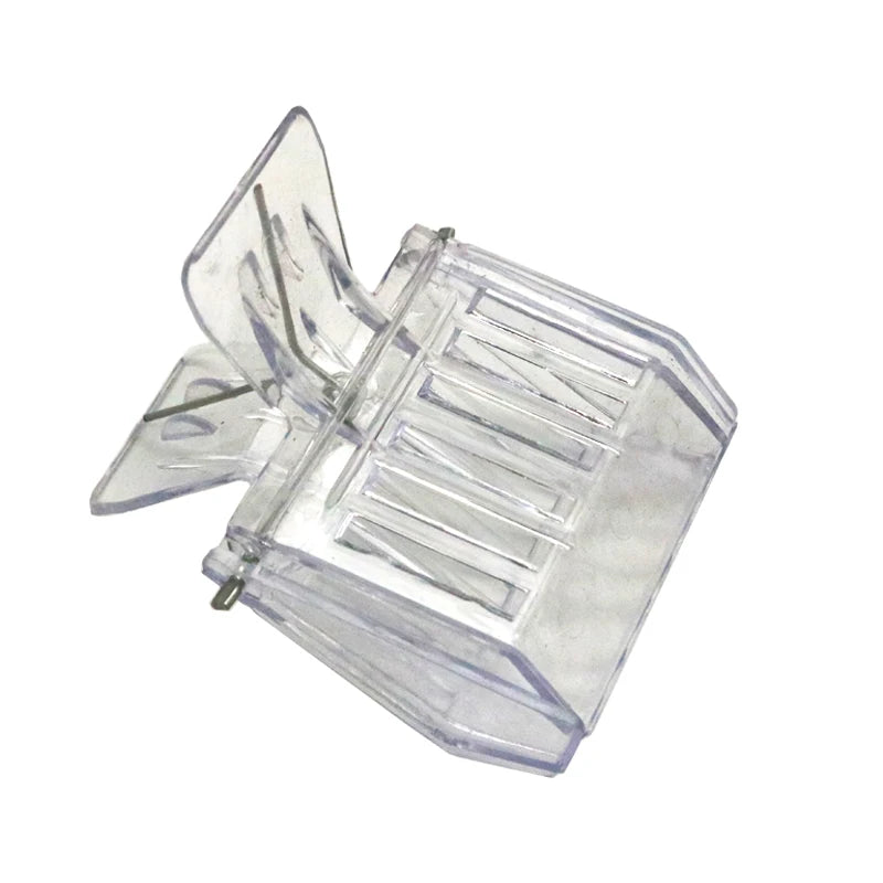 Durable Plastic Clear Beekeeping Clip Queen Bee Cage No-hurt