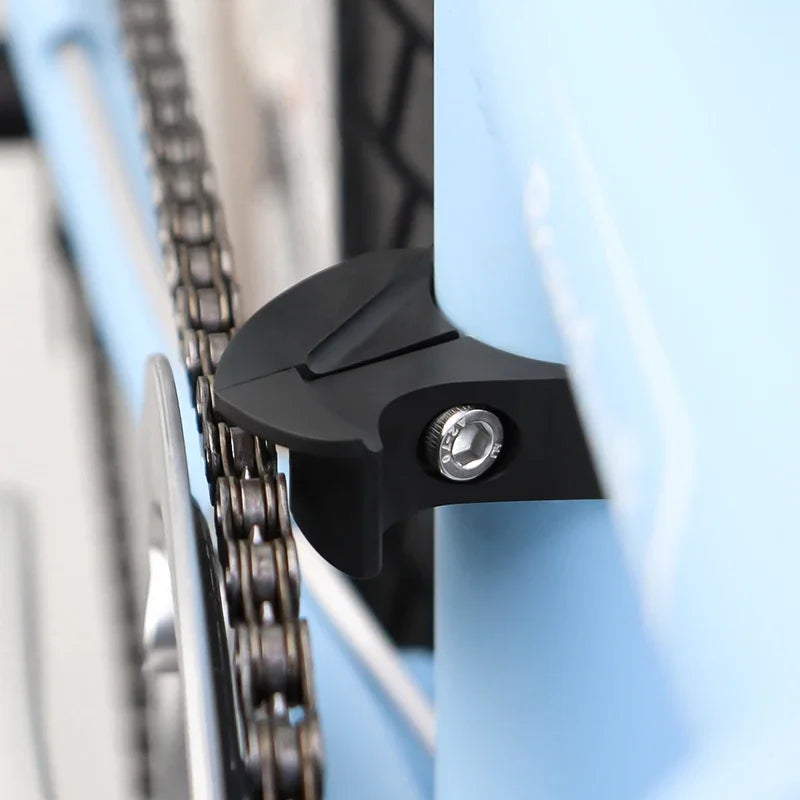 Folding Bike Chain Guide Clamp – Anti-Drop Single Speed Guard Bike Chain Guide Zpaxo