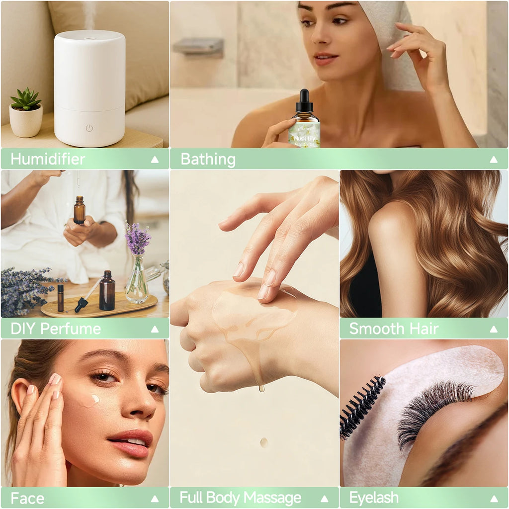 Lily Valley Essential Oil Natural Fragrance Suitable Body Massage Zpaxo