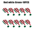 Unisex Christmas Knit Hat European Long-tail Pom Elf Beanie Festive