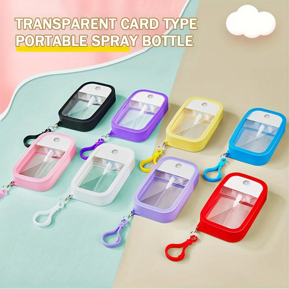 Portable Square Perfume Spray Bottle Alcohol Watering Hand Sanitizer