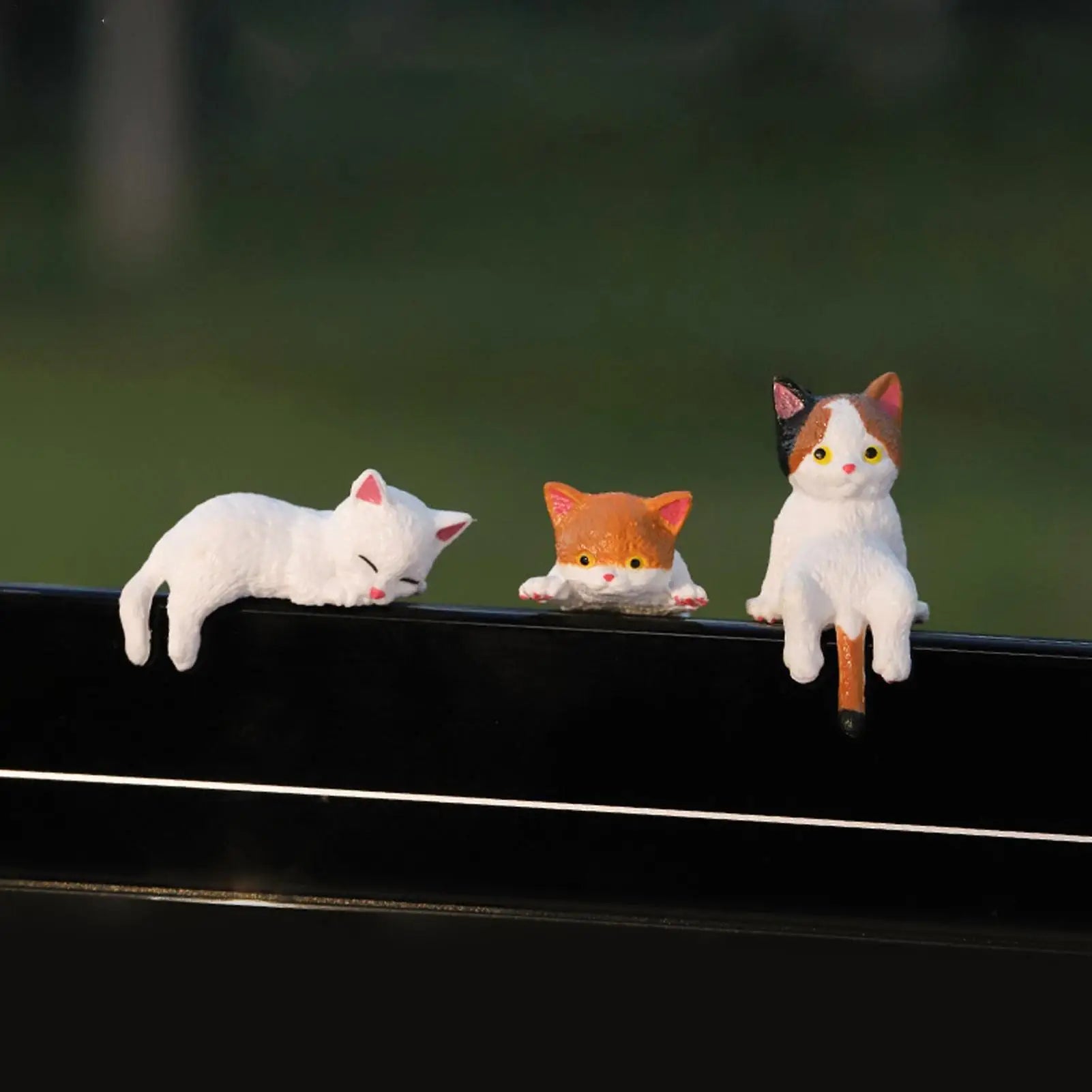 Cute Kitten Decoration Creative Sleeping Cat Doll Home Ornaments Toys Cat for Car Computer Bedroom Office Adorable Gifts Zpaxo