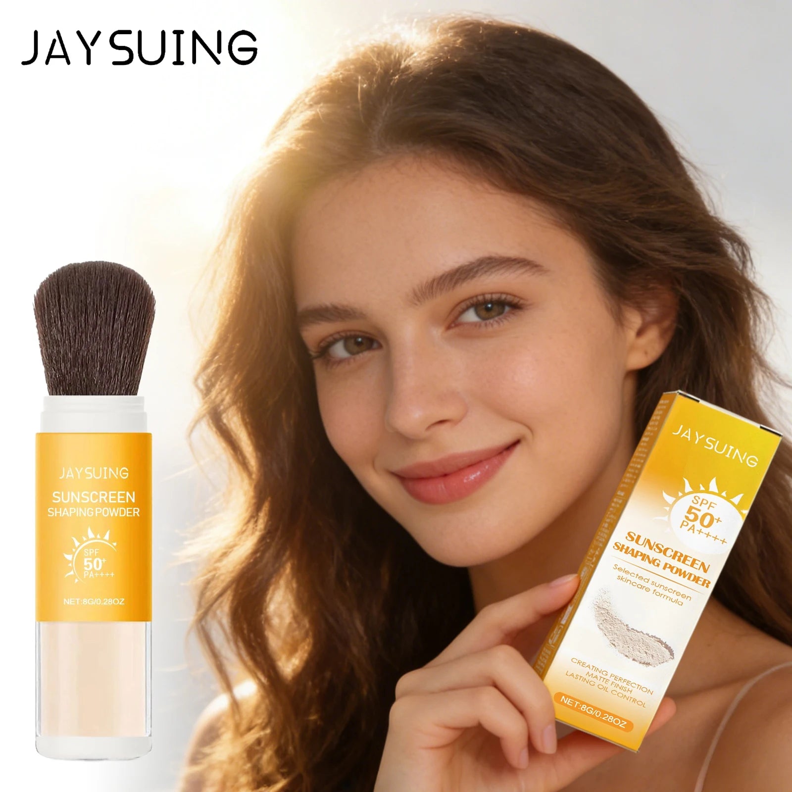 Jaysuing SPF 50 Sunscreen Loose Setting Powder – Oil Control Matte Sunscreen Setting Powder Zpaxo